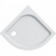Receveur de douche d'angle rond RENOVA 800x800mm blanc