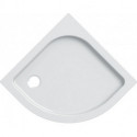 Receveur de douche d'angle rond RENOVA 800x800mm blanc