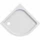 Receveur de douche d'angle rond RENOVA 900x900mm blanc