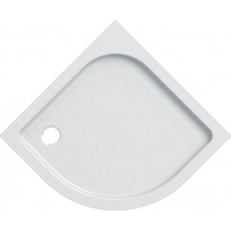 Receveur de douche d'angle rond RENOVA 900x900mm blanc