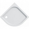 Receveur de douche d'angle rond RENOVA 900x900mm blanc
