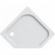 Receveur de douche pentagonal Geberit RENOVA 900x900mm blanc