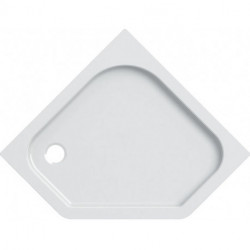 Receveur de douche pentagonal Geberit RENOVA 900x900mm blanc