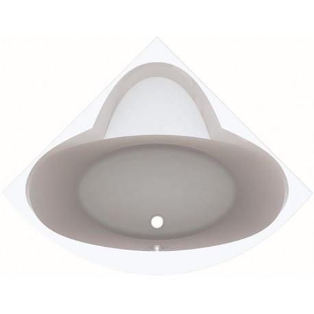 Baignoire d'angle Geberit RENOVA 1350x440mm blanc