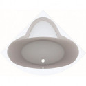 Baignoire d'angle Geberit RENOVA 1350x440mm blanc