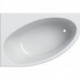 Baignoire d'angle Geberit RENOVA 1500x1000mm blanc
