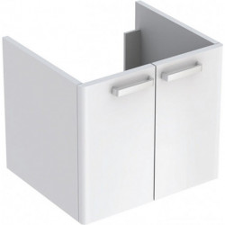 Meuble bas Lavabo RENOVA PLAN 530x463x445mm Ko blanc Front blanc brillant
