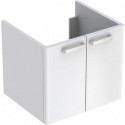 Meuble bas Lavabo RENOVA PLAN 530x463x445mm Ko blanc Front blanc brillant