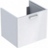 Meuble bas Lavabo RENOVA PLAN 530x463x445mm Ko blanc Front blanc brillant