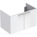 Meuble bas Lavabo RENOVA PLAN 780x463x445mm Ko blanc Front blanc brillant
