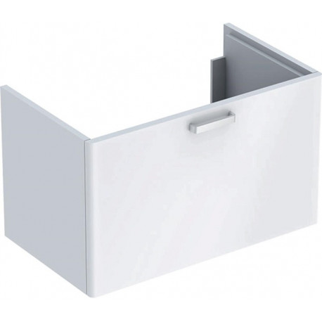 Meuble bas Lavabo RENOVA PLAN 780x463x445mm Ko blanc Front blanc brillant