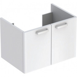 Meuble bas Lavabo RENOVA PLAN 930x463x445mm Ko blanc Front blanc brillant