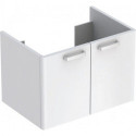 Meuble bas Lavabo RENOVA PLAN 930x463x445mm Ko blanc Front blanc brillant