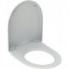 Abattant WC Geberit Renova, antibactérien, fermeture standard, fixation par le bas, Blanc