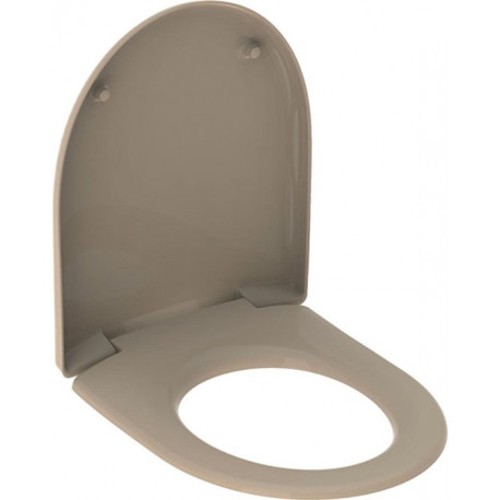 Abattant WC Geberit RENOVA avec charnières en acier inoxydable Bahama beige