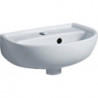 Lave-mains RENOVA avec trou pour robinetterie, avec trop-plein 450 x 340 mm blanc