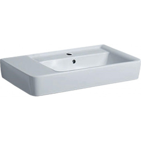 Meuble vasque RENOVA PLAN 750 x 480 mm étagère gauche blanc GEBERIT