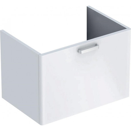 Meuble bas Lavabo RENOVA PLAN f WT Abl R 122180 Ko blanc Fr blanc brillant