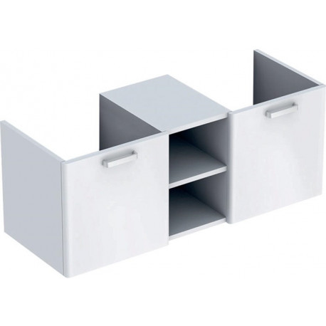 Meuble bas Lavabo RENOVA PLAN 2 Auszüge u inn Schubl Ko blanc Fr blanc brillant