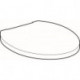 Abattant WC CLEO adapté pour WC 205900 pergamon