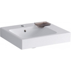 Lavabo Geberit iCon 500x485mm y compris bol décoratif droite we