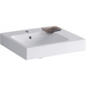 Lavabo Geberit iCon 500x485mm avec bol décoratif droite blanc KT