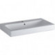 Lavabo ICon avec trou pour robinetterie, avec trop-plein 750 x 485 mm blanc