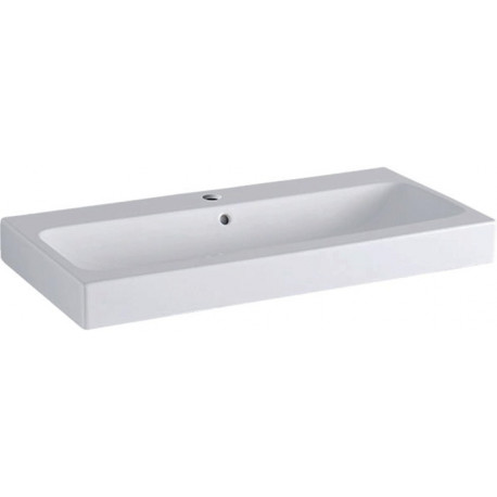 Lavabo Geberit iCon avec trou pour robinet avec ÜL 900x485mm blanc KT