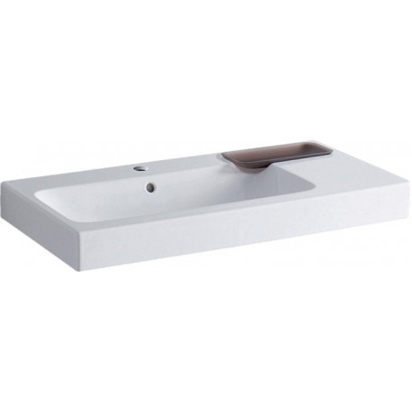 Lavabo Geberit iCon 900x485mm avec bol décoratif droite blanc KT