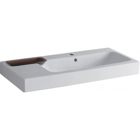 Lavabo Geberit iCon 900x485mm y compris bol décoratif gauche blanc KT