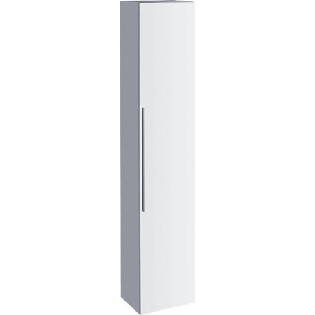Colonne haute Geberit iConavec une porte: Largeur 36cm, Hauteur 180cm, Profondeur 31.7cm, Blanc / Laqué ultra-brillant
