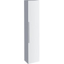 Colonne haute Geberit iConavec une porte: Largeur 36cm, Hauteur 180cm, Profondeur 31.7cm, Blanc / Laqué ultra-brillant