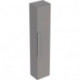 Colonne haute Geberit iConavec une porte: Largeur 36cm, Hauteur 180cm, Profondeur 31.7cm, Platine / Laqué ultra-brillant