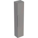 Colonne haute Geberit iConavec une porte: Largeur 36cm, Hauteur 180cm, Profondeur 31.7cm, Platine / Laqué ultra-brillant