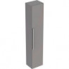 Colonne haute Geberit iConavec une porte: Largeur 36cm, Hauteur 180cm, Profondeur 31.7cm, Platine / Laqué ultra-brillant