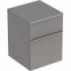 Meuble latéral bas Geberit iConavec deux tiroirs: Largeur 45cm, Hauteur 60cm, Profondeur 47.7cm, Platine / Laqué ultra-brillant