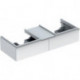 Meuble bas Lavabo iCon 1190x240x477mm Ko Alpin brillant