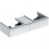 Meuble bas Lavabo iCon 1190x240x477mm Ko Alpin brillant