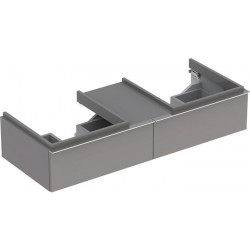 Meuble bas Lavabo iCon 1190x240x477mm Ko Platin brillant