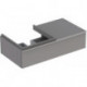 Meuble bas Lavabo iCon 890x240x477mm Ko Platin brillant