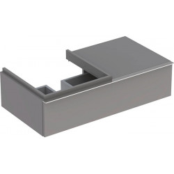 Meuble bas Lavabo iCon 890x240x477mm Ko Platin brillant