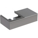 Meuble bas Lavabo iCon 890x240x477mm Ko Platin brillant