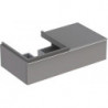 Meuble bas Lavabo iCon 890x240x477mm Ko Platin brillant