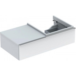 Meuble bas Lavabo iCon 890x240x477mm Ko Alpin brillant
