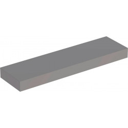 Etagère murale Geberit iCon: Largeur 60cm, Hauteur 5cm, Profondeur 16.5cm, Platine / Laqué ultra-brillant