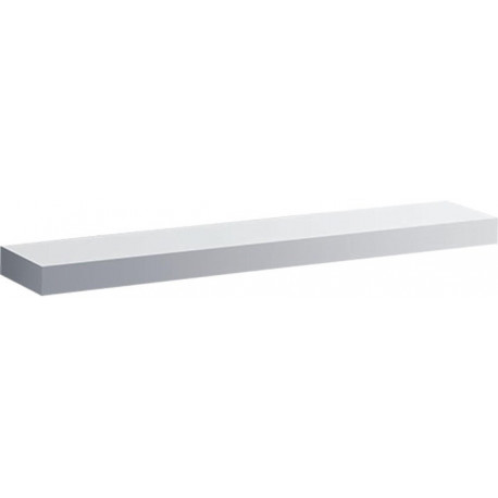 Etagère murale Geberit iCon: Largeur 90cm, Hauteur 5cm, Profondeur 16.5cm, Blanc / Laqué ultra-brillant