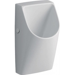 Urinoir sans eau Geberit Renova Plan, sortie encastrée: T:30cm, Sortie:Encastrée, Blanc