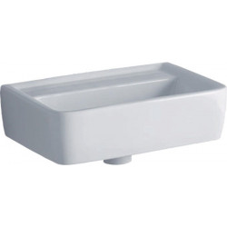 Lavabo RENOVA PLAN 450x320mm sans trou de robinetterie sans trop plein blanc KT