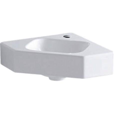Lave-mains d'angle iCon pied longueur 330 mm blanc GEBERIT