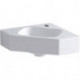 Lave-mains d'angle iCon pied longueur 330 mm blanc GEBERIT KT